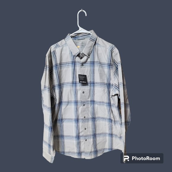 New Mens Eddie Bauer Button Up - Picture 1 of 2